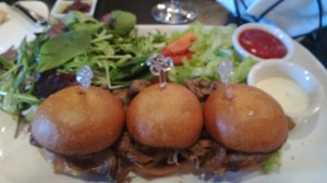 Shaved Roast Beef Sliders